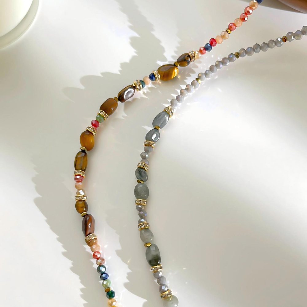 Colliers De Perles En Cristal Pour Femmes De La Collection Simple Series Image4