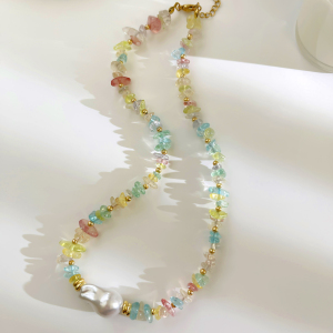 Colliers De Perles Pour Femmes, Collection Romantique Sweet Beads, Pierres Naturelles h5 Image4