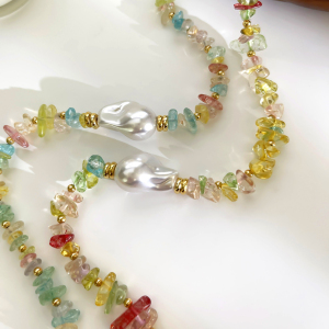 Colliers De Perles Pour Femmes, Collection Romantique Sweet Beads, Pierres Naturelles h5 Image3