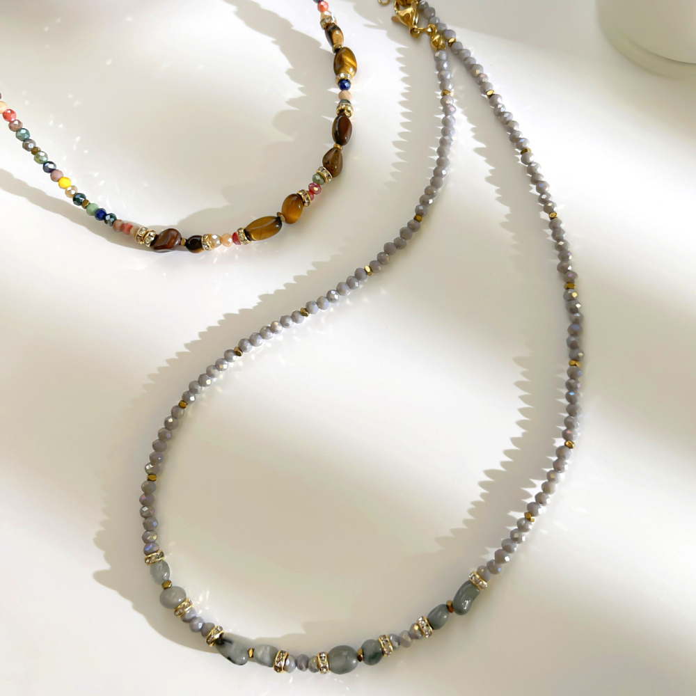 Colliers De Perles En Cristal Pour Femmes De La Collection Simple Series Image2