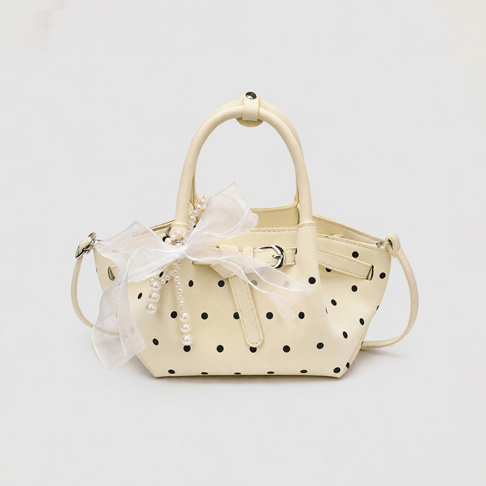 Sacs À Main Pour Femmes En Pu À Pois Style Années 2000 Image2