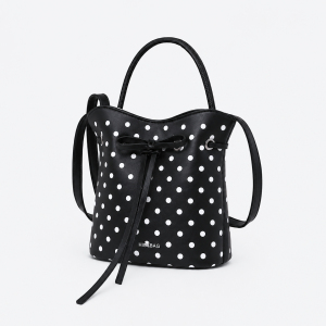 Sac Seau Pour Femme En Pu À Pois, Style Parisien Chic h5 Image2