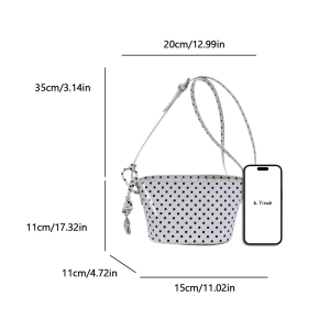 Sacs Bandoulière Femme En Pu À Pois Style Décontracté h5 Image2