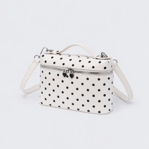 Sacs À Main Carrés Pour Femmes En Pu À Pois, Style Parisien Chic h5 Image3