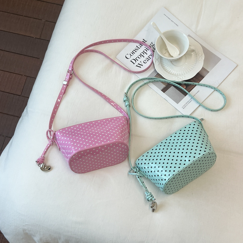 Sacs Bandoulière Femme En Pu À Pois Style Décontracté h5Image4