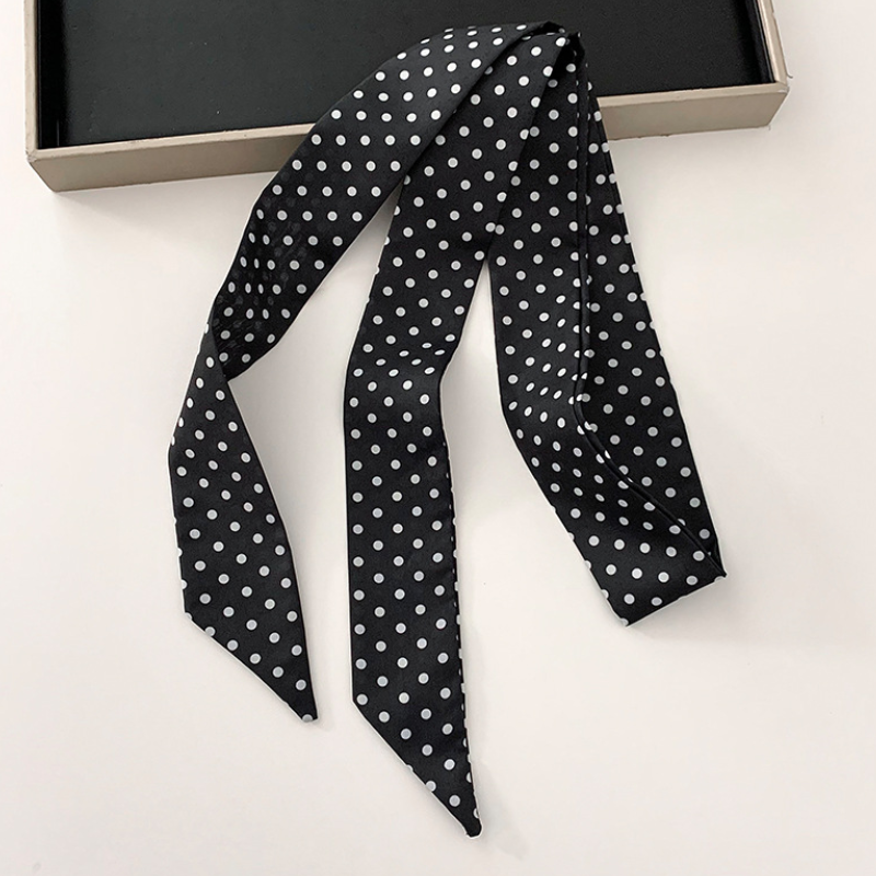 Écharpes D'Été Décontractées À Pois Unis En Polyester, Collection Simple 