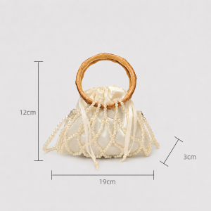 Sacs À Main Pour Femmes En Tissu Ornés De Perles, Style Soirée h5 