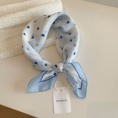 Écharpes d'été en polyester, collection Simple Series Daily Flower, rayures, carreaux, pois, motifs cachemire multicolores et formes géométriques. 2