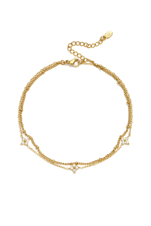 Bracelet De Cheville En Acier Inoxydable Star Simple Daily Simple Series Bijoux Pour Femmes h5 