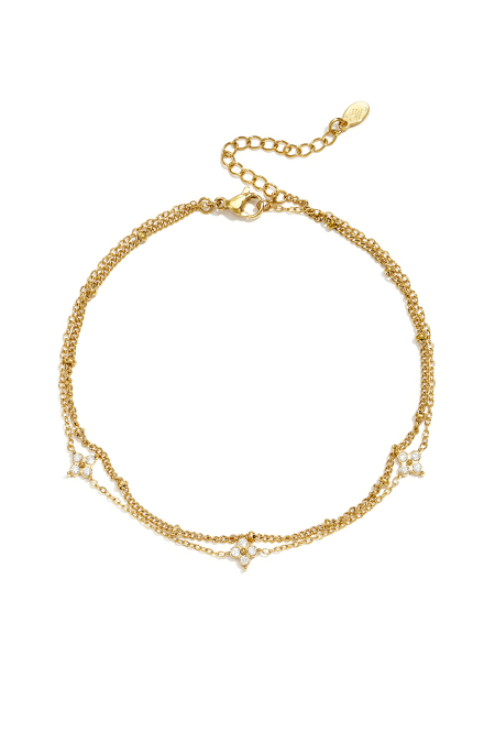 Bracelet de cheville en acier inoxydable Star Simple Daily Simple Series Bijoux pour femmes