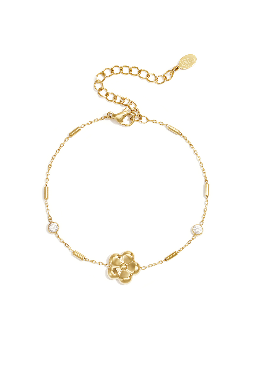Bracelets À Breloques En Acier Inoxydable, Motif Floral, Collection Daily Simple, Bijoux Pour Femmes 