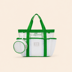 Sac Fourre-Tout Femme En Pvc Style Vacances / Pvc Transparent Uni h5 Image2