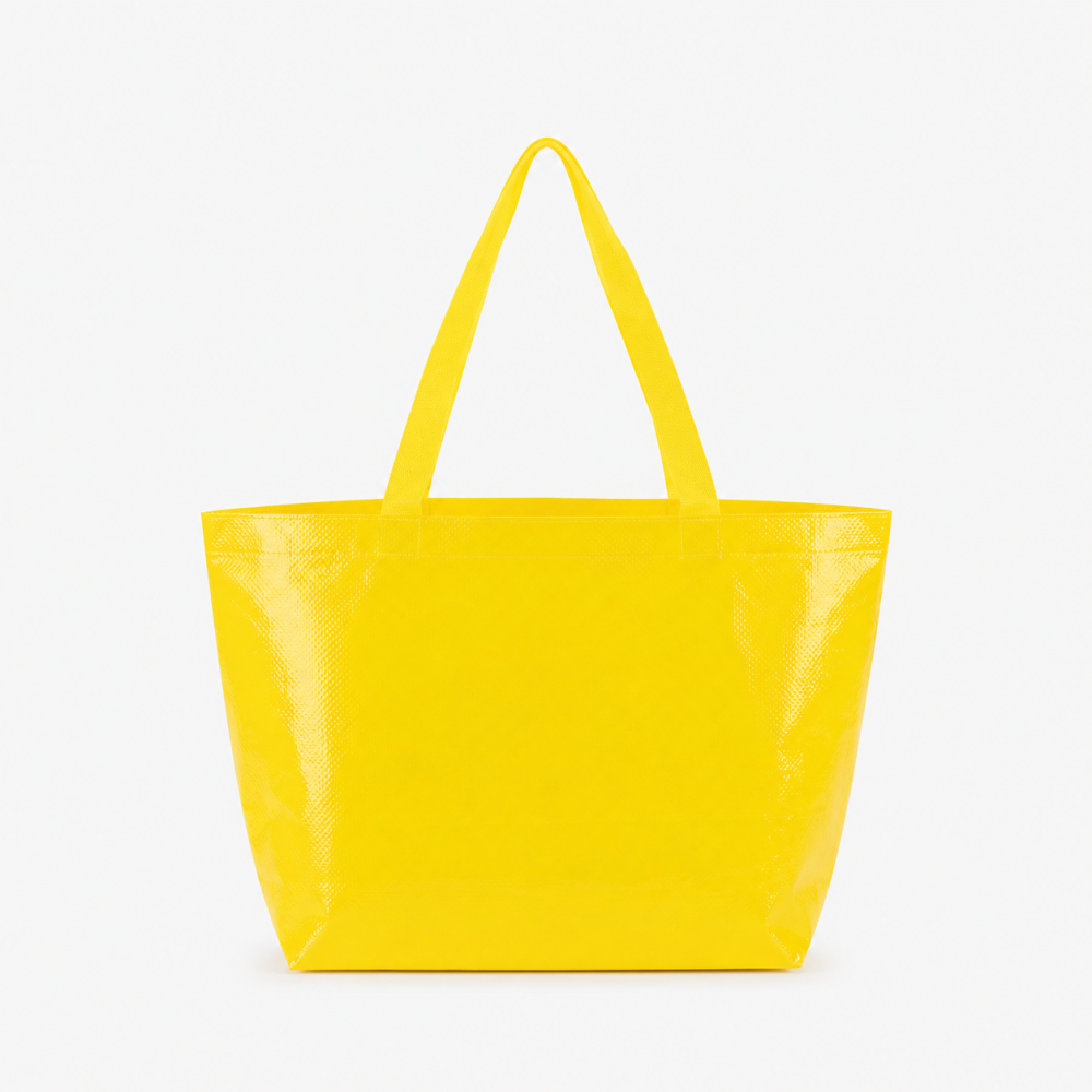 Sacs De Courses Tissés En Polypropylène (Pp) De Style Décontracté, Couleur Unie, Pour Femmes