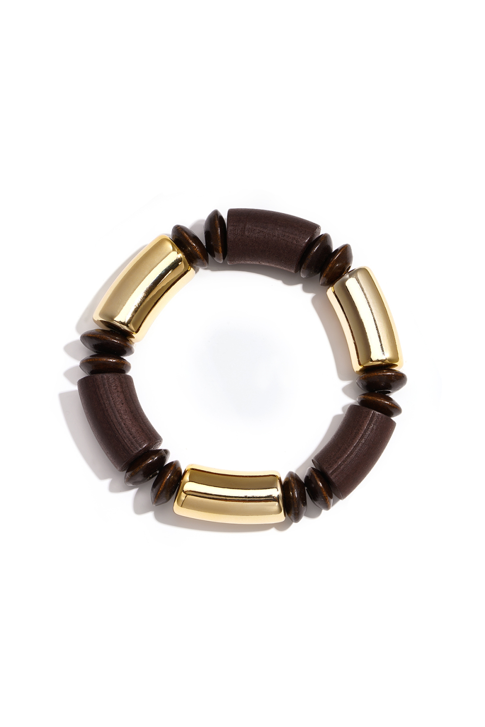 Bracelets En Perles De Bois, Style Rétro, Collection Simple Pour Tous Les Jours, Bijoux Pour Femmes 