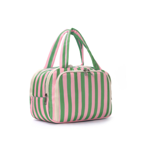 Trousses À Maquillage Simple Series Daily Stripe En Polyester Multicolores h5 Image2