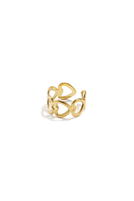 bague coeur connecté