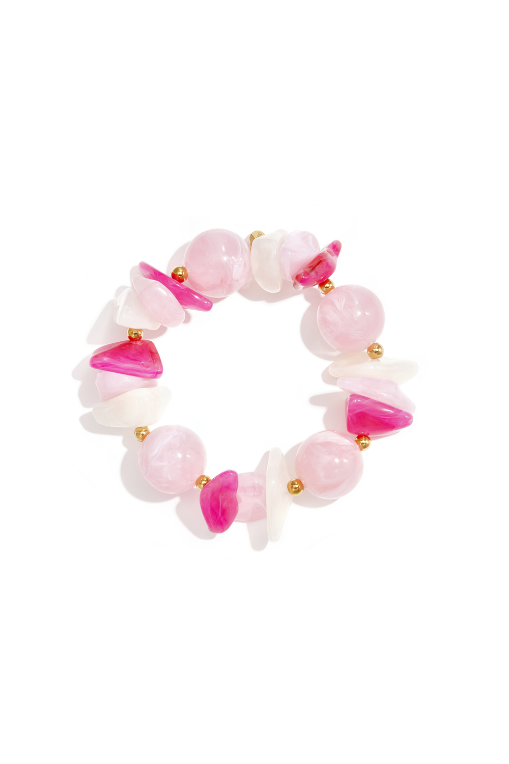 Bracelet Composé De Perles De Différentes Tailles 