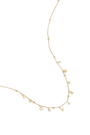 Collier D'Amour Avec Pierres De Zircone h5 