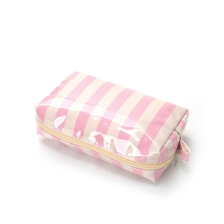 Trousses de maquillage Simple Series Daily Stripe en PVC multicolores 2