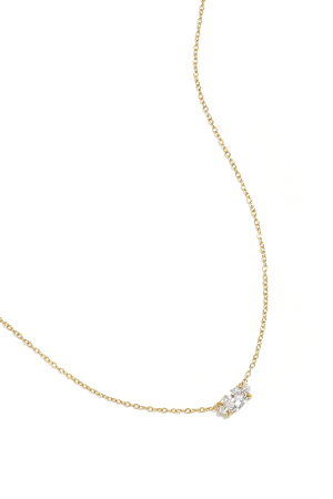 Colliers Pendentifs En Acier Inoxydable, Forme Elliptique, Collection Simple Daily Simple, Bijoux Pour Femmes h5 