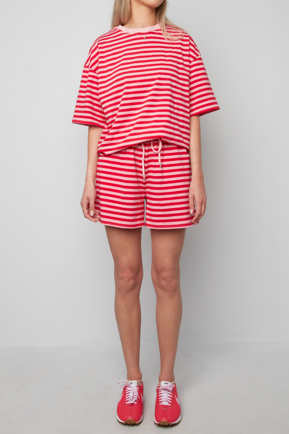Shorts En Coton Rayés, Vêtements Décontractés Printemps/Été h5Image5