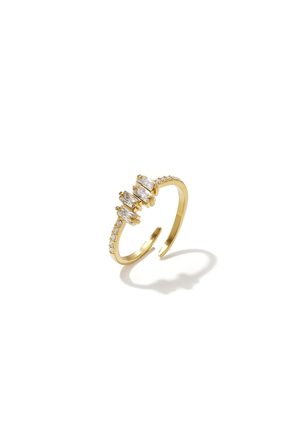 Bagues Minimalistes En Acier Inoxydable, Forme Géométrique, Collection Simple Daily Simple, Bijoux Pour Femmes 