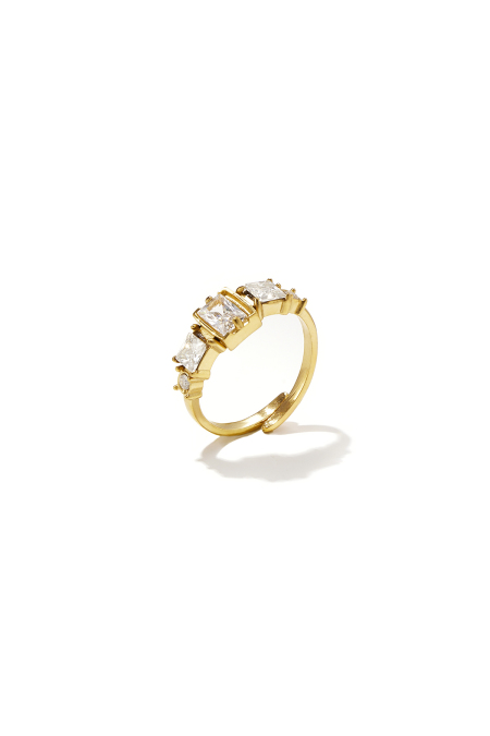 Bagues minimalistes en acier inoxydable, forme géométrique, collection Simple Daily Simple, bijoux pour femmes