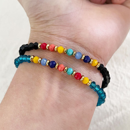 Bracelets de perles et pierres naturelles pour femmes