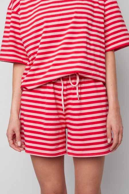 Shorts en coton rayés, vêtements décontractés printemps/été