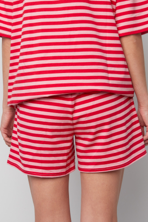 Shorts En Coton Rayés, Vêtements Décontractés Printemps/Été h5 Image6