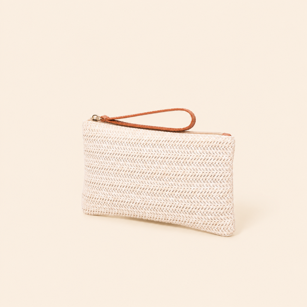 Sac Carré Pour Femme En Raphia Tissé Uni, Style Décontracté h5Image2
