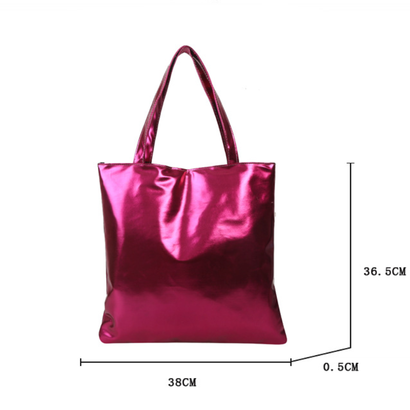 Sac Carré Pour Femme En Pu Uni, Style Décontracté Image6