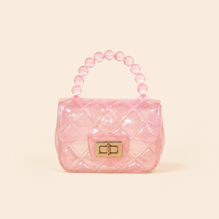 Sac carré femme en PVC style décontracté / PVC transparent uni
