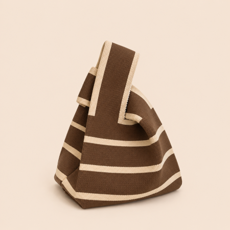 Sac carré pour femme en polyester, style décontracté, à rayures florales tissées, à carreaux, à motifs végétaux et géométriques, de couleur mélangée. 2