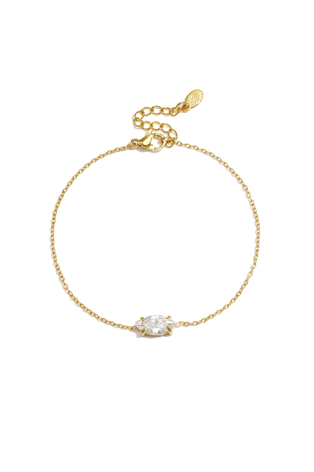 Bracelets À Breloques En Acier Inoxydable, Forme Elliptique, Collection Simple Daily Simple, Bijoux Pour Femmes