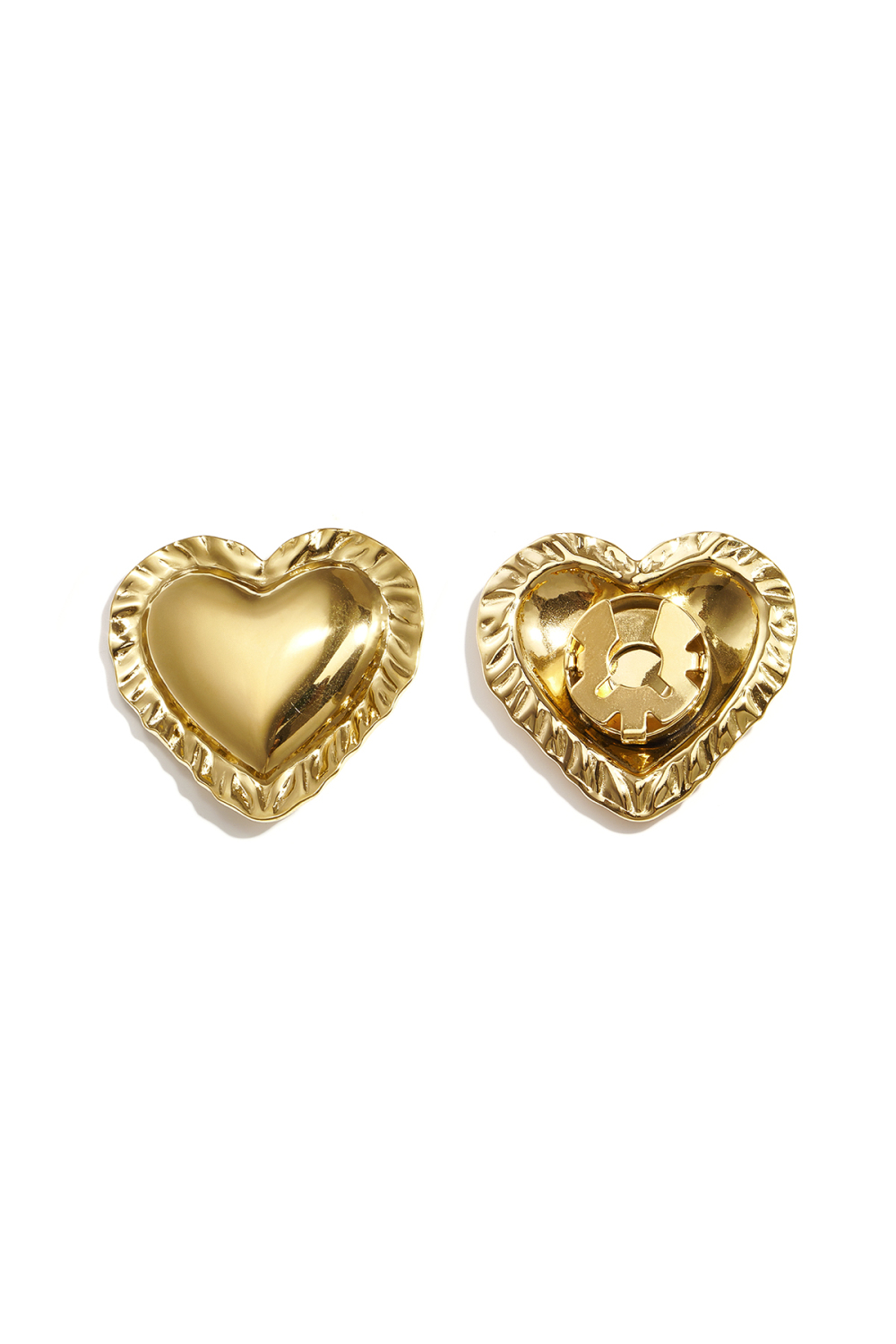 Boutons De Manchette En Forme De Cœur, Simples, En Acier Inoxydable, Accessoires Du Quotidien h5Image4