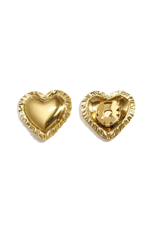 Boutons De Manchette En Forme De Cœur, Simples, En Acier Inoxydable, Accessoires Du Quotidien h5 Image4