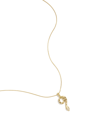 Collier Avec Pendentif Serpent Recouvert h5 