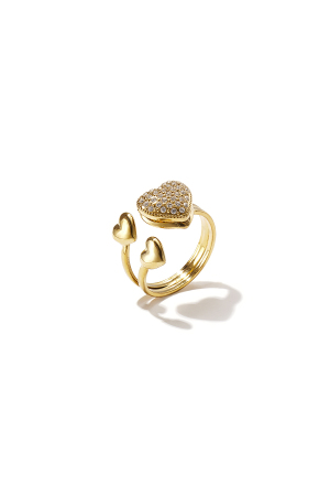 Bagues En Acier Inoxydable En Forme De Cœur, Collection Daily Simple, Bijoux Pour Femmes h5 