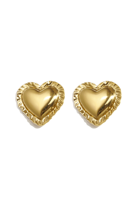Boutons de manchette en forme de cœur, simples, en acier inoxydable, accessoires du quotidien
