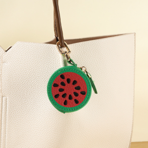 Porte-Clés En Cuir Multicolores À Motifs De Fruits Mignons, Collection Simple h5 Image3