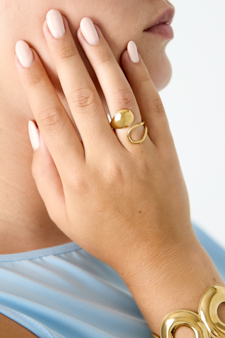 Bague Swirl statement 2