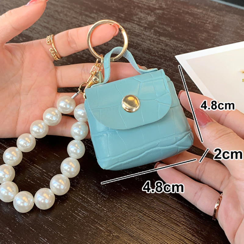 Breloques Pour Sac En Pu, Perles Unies De Couleur Unie, Série Simple Image6