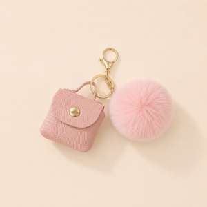 Porte-Clés Trèfle En Pu Uni Couleur Quotidienne De La Série Simple h5 Image2