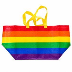Sac Carré Femme À Rayures Tissées Multicolores Style Décontracté h5 Image4