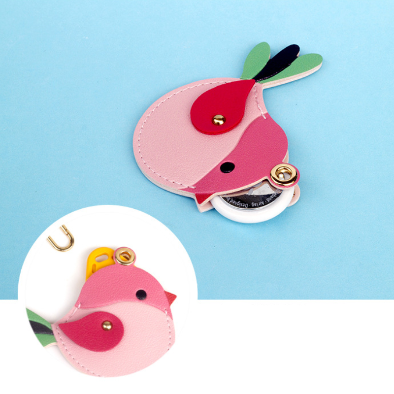 Porte-Clés En Cuir Simple Series Avec Oiseaux Mignons De Couleurs Variées Image4