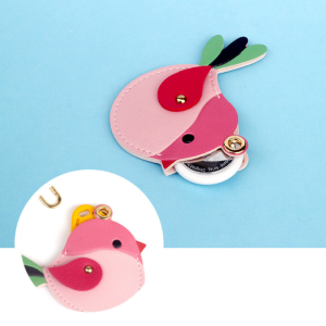 Porte-Clés En Cuir Simple Series Avec Oiseaux Mignons De Couleurs Variées h5 Image4