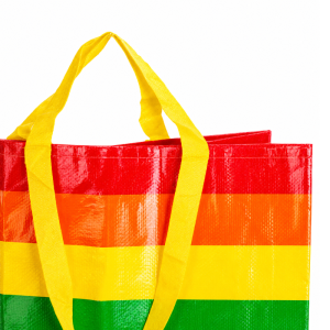 Sac Carré Femme À Rayures Tissées Multicolores Style Décontracté h5 Image6