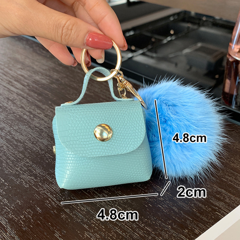 Porte-Clés Trèfle En Pu Uni Couleur Quotidienne De La Série Simple Image6