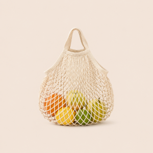 Sac Rond Pour Femme En Corde Tressée Ajourée, Couleur Unie, Style Décontracté h5 Image4